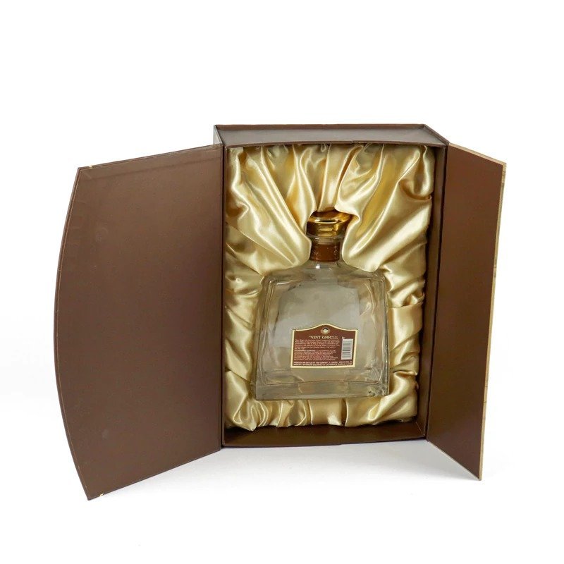 Creative Double-Door Design Gold Stamping Printing Wine Packaging Box | Crown Win Manufacturer