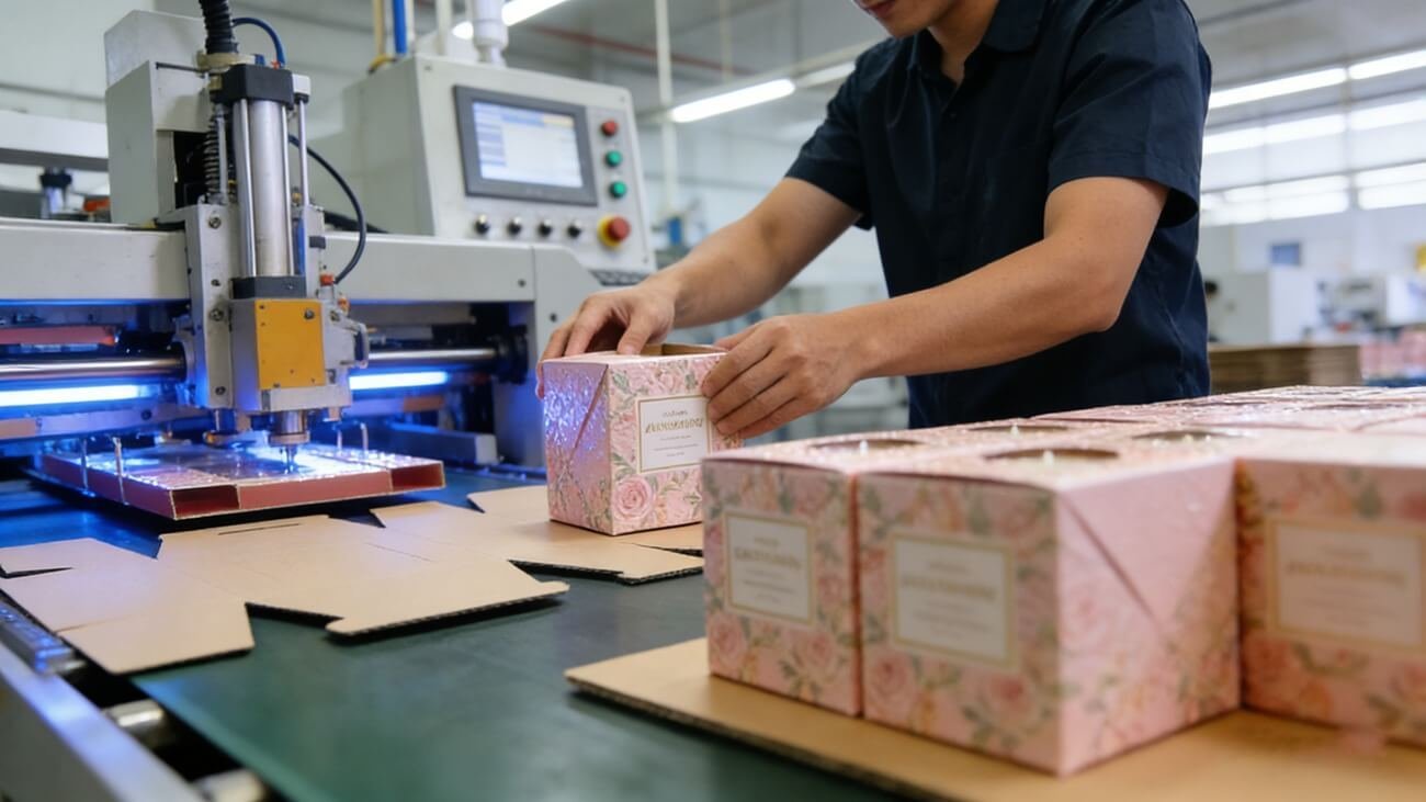 Aromatherapy candle packaging box factory