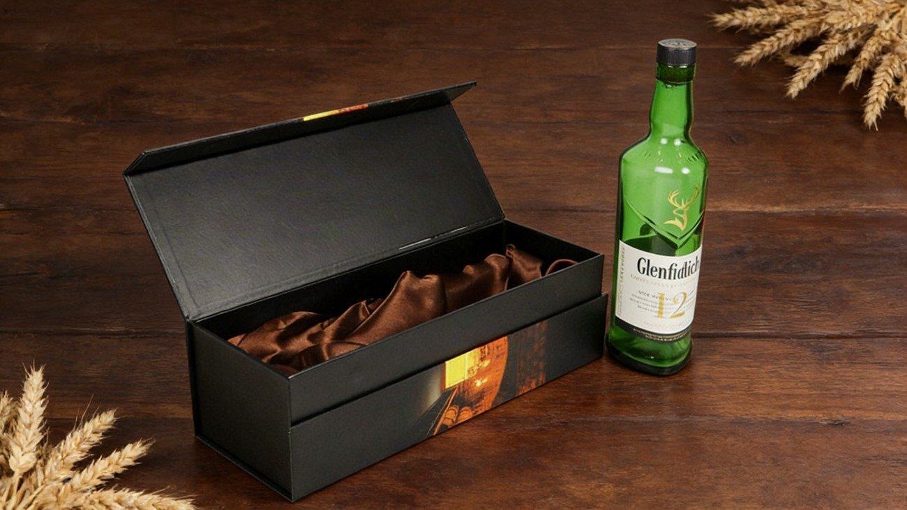 Top choice for high-end liquor gift packaging: Crown Win hard laminated cardboard liquor gift box