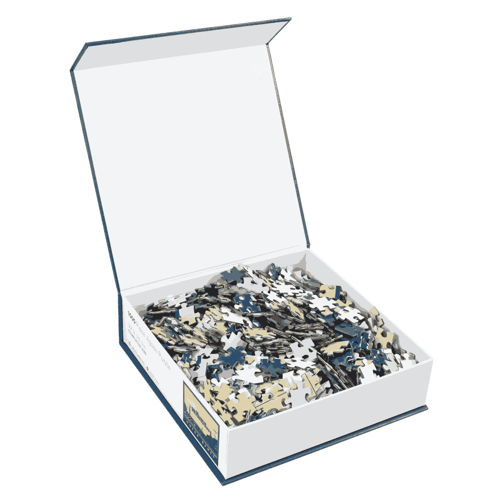 Custom Printed Jigsaw Puzzle Magnetic Closure Cardboard Gift Packaging Boxes | Crown Win Manufacturer