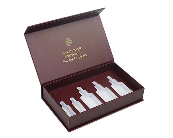 Shockproof vacuum formed inner tray, suitable for packaging skincare sample bottles