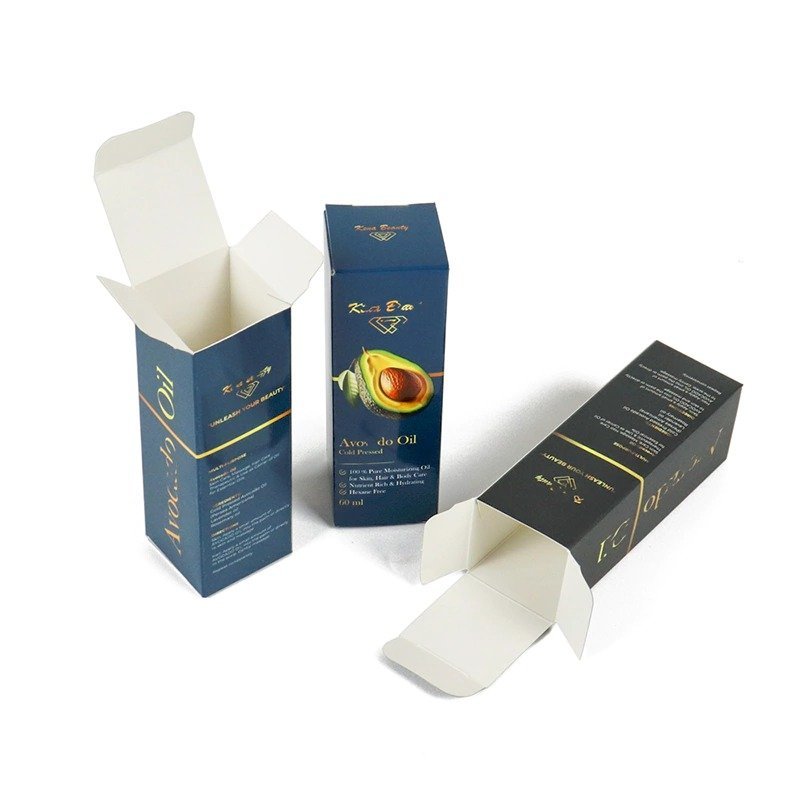 Custom Printed Skin Moisturizing Oil Tuck End Packaging Box | Crown Win Manufacturer