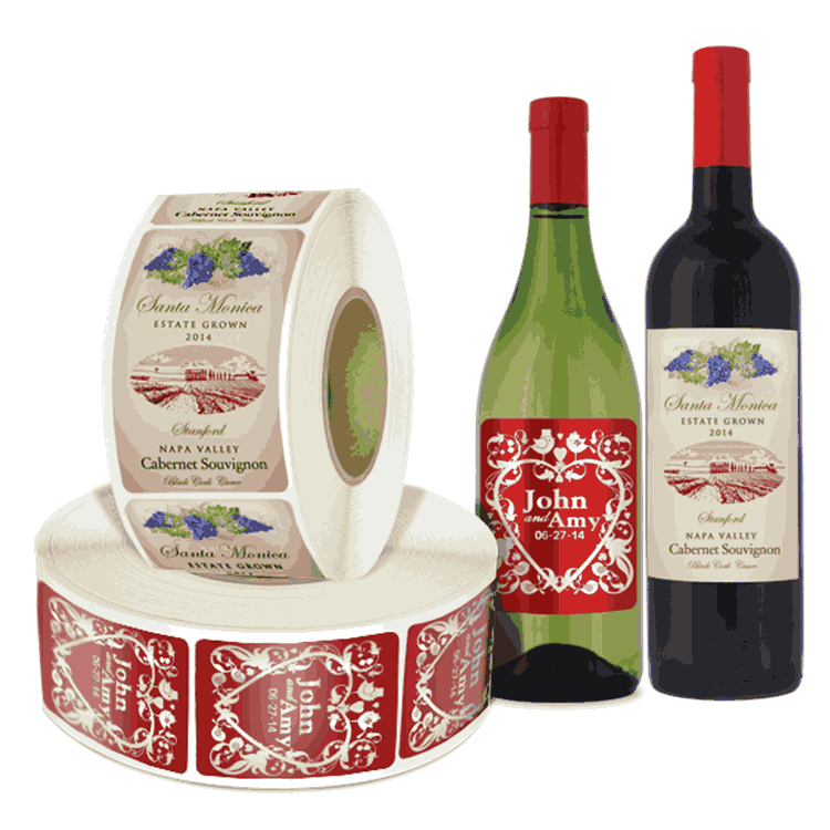 Custom Stickers for Bottles Personalized Branding Packaging Labels | Crown Win Manufacturer