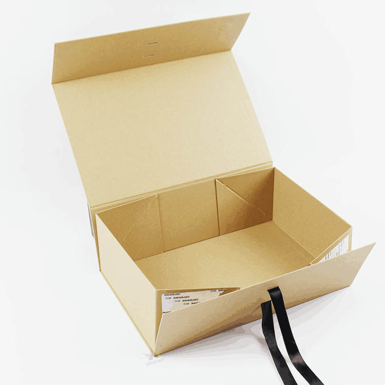 Eco-Friendly Kraft Folding Gift Box Fully Customizable for Branding and Gifts | Crown Win Manufacturer