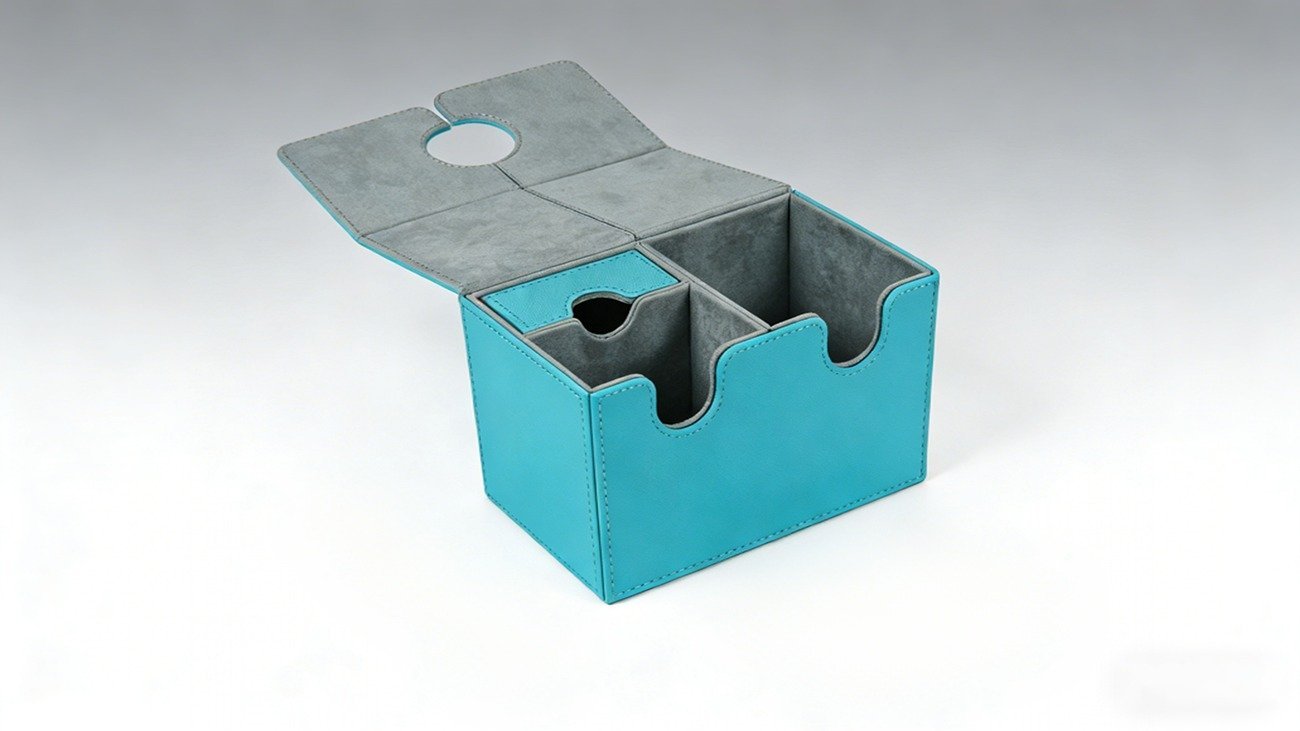 Premium Velvet and Leather Game Card Packaging Box (Customizable) - Crown Win