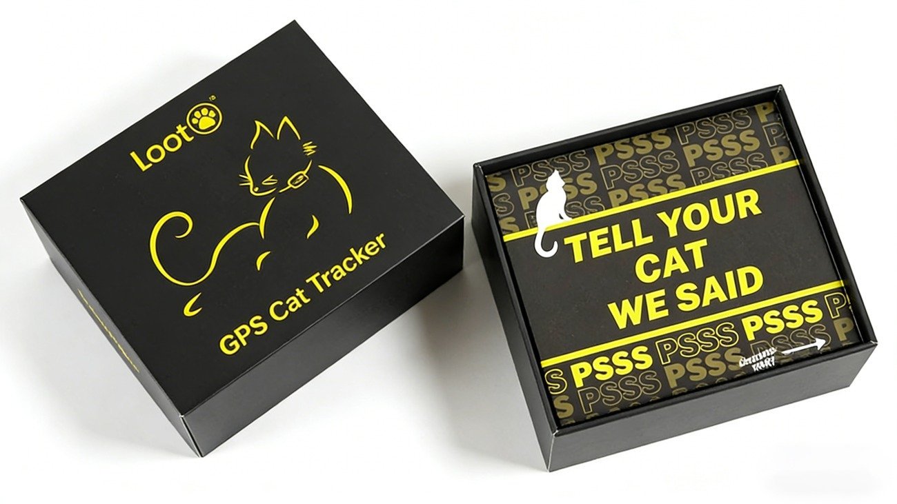 Crown Win custom pet GPS tracker packaging box to enhance your pet technology brand image