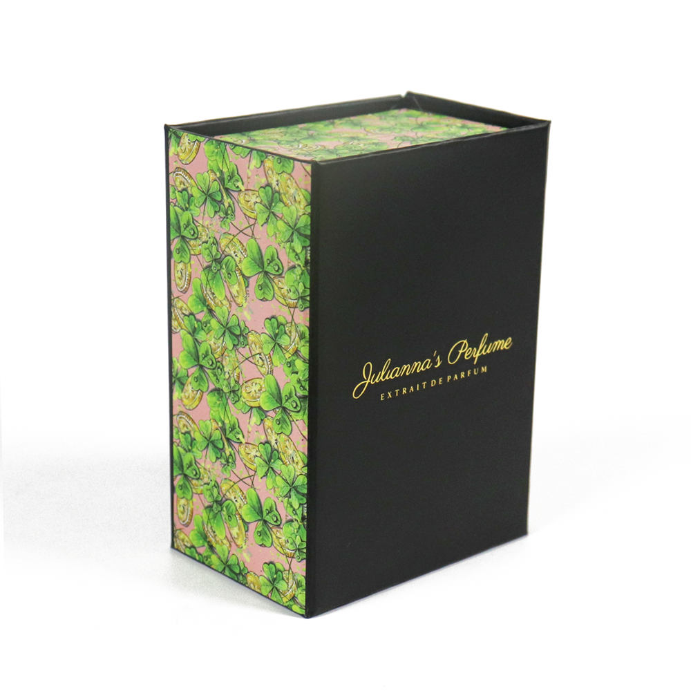Premium printed cardboard perfume box with EVA lining, suitable for perfume packaging