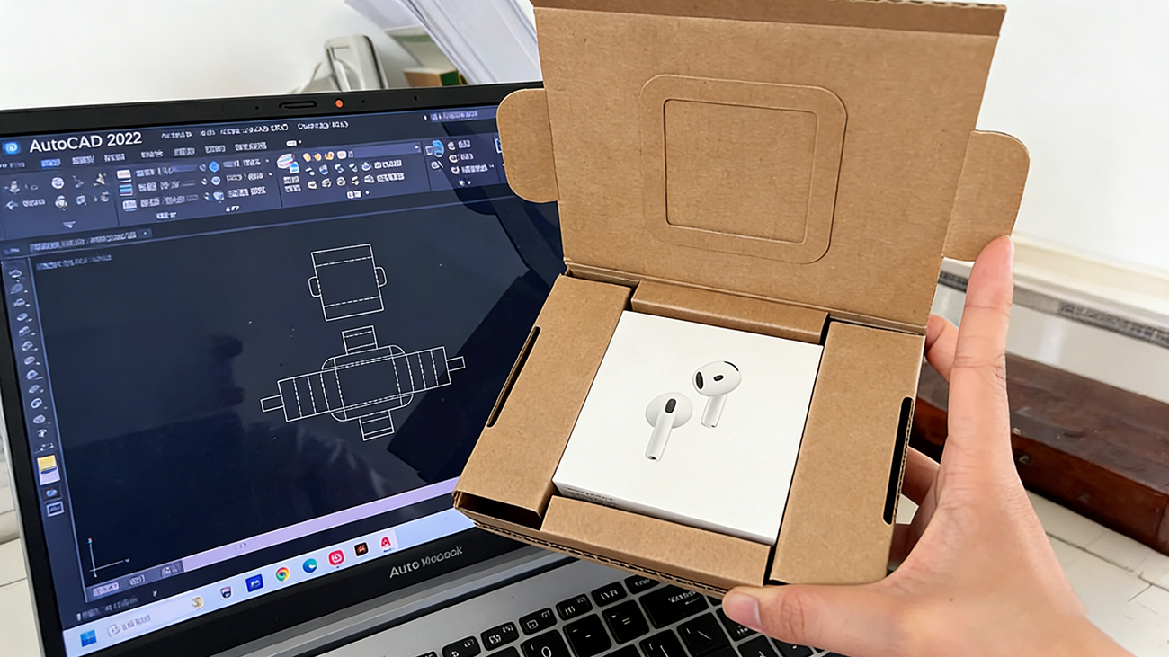 Crown Win customized UN3481 packaging for electronic products, displaying internal protective covers and external shipping cartons.
