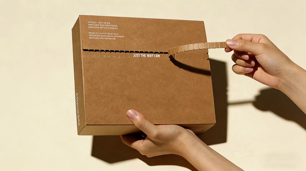 Crown Win Box Manufacturer's innovative easy to tear kraft paper packaging box