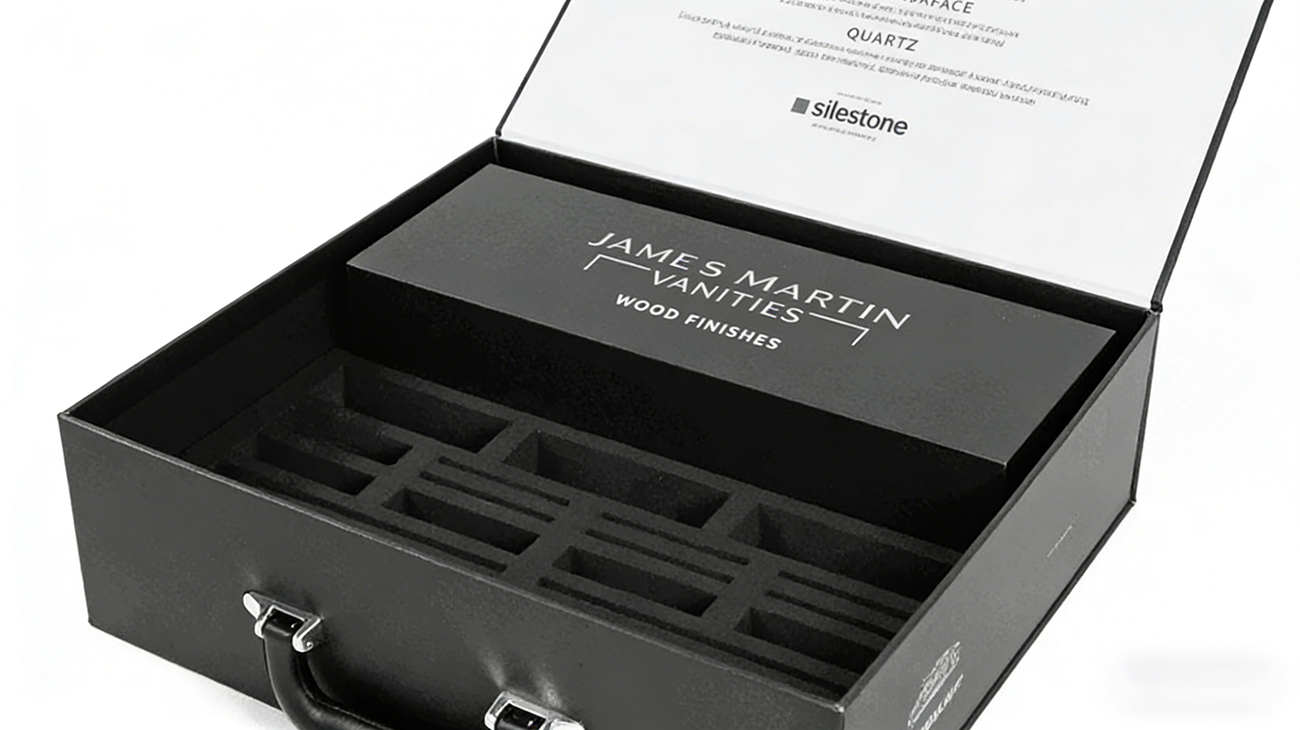 Crown Win's high-end customized magnetic handle packaging box