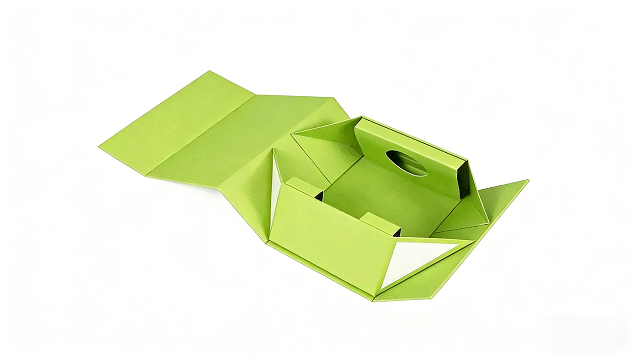 Environmentally friendly customized size folding box
