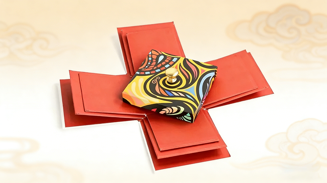 Wholesale customized explosive gift box suitable for retail and corporate gift scenarios