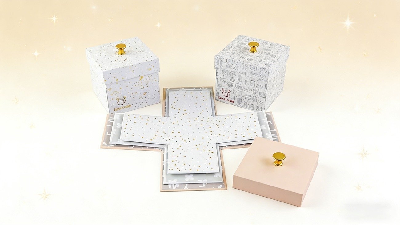 Custom explosive gift box with hidden compartment, specially designed for brands | Crown Win