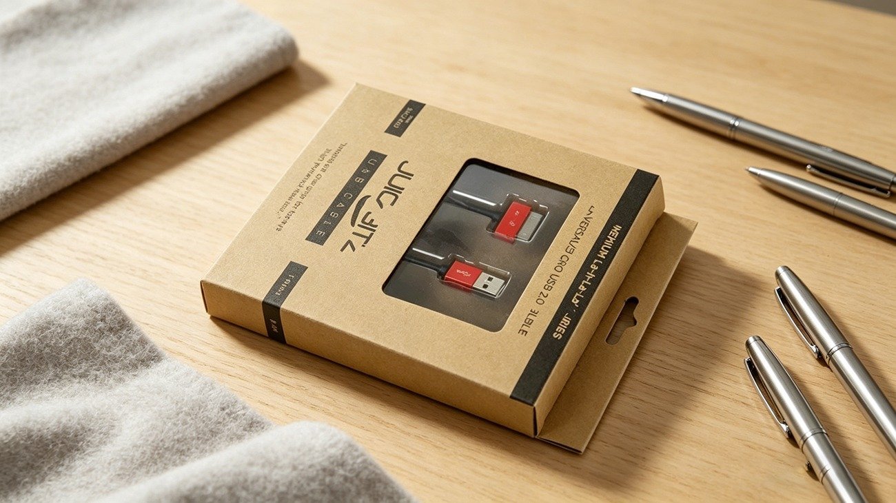 Eco-Friendly Kraft Paper Tuck End Boxes: A Sustainable USB Cable Packaging Solution