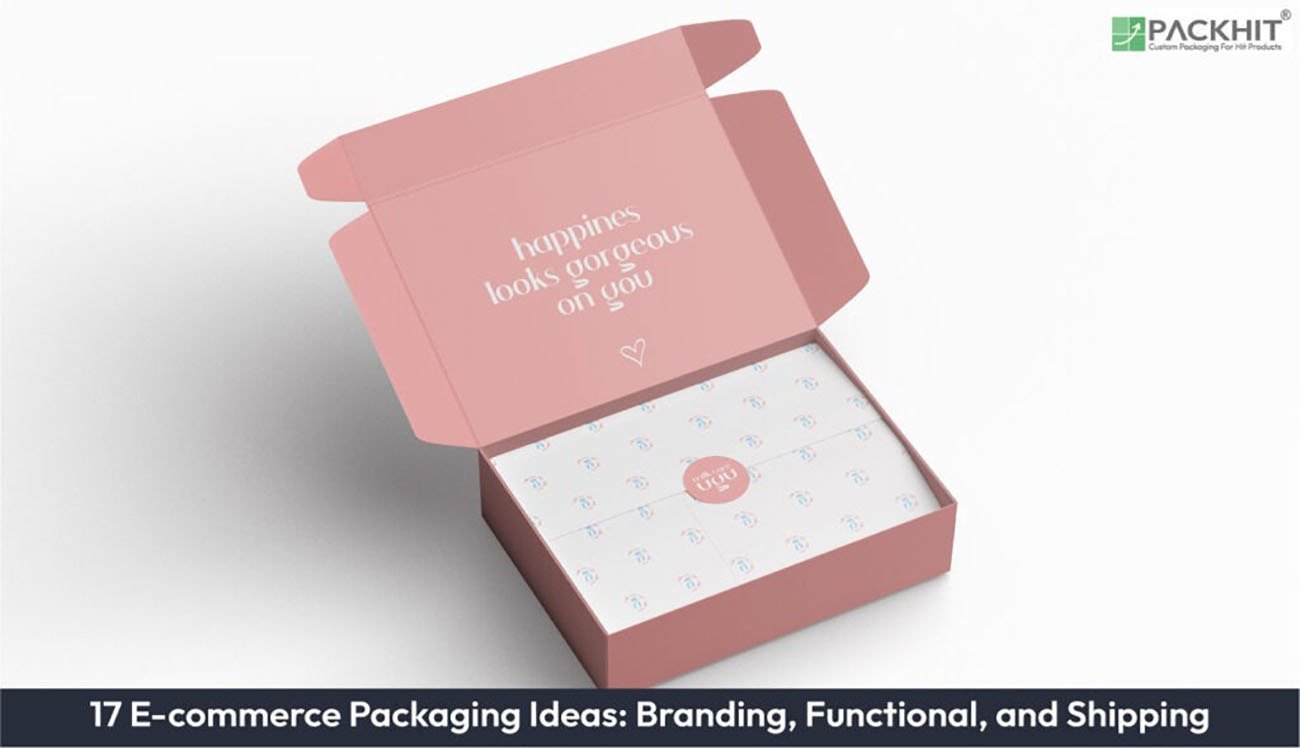 Mailer box for beauty products with protective padding