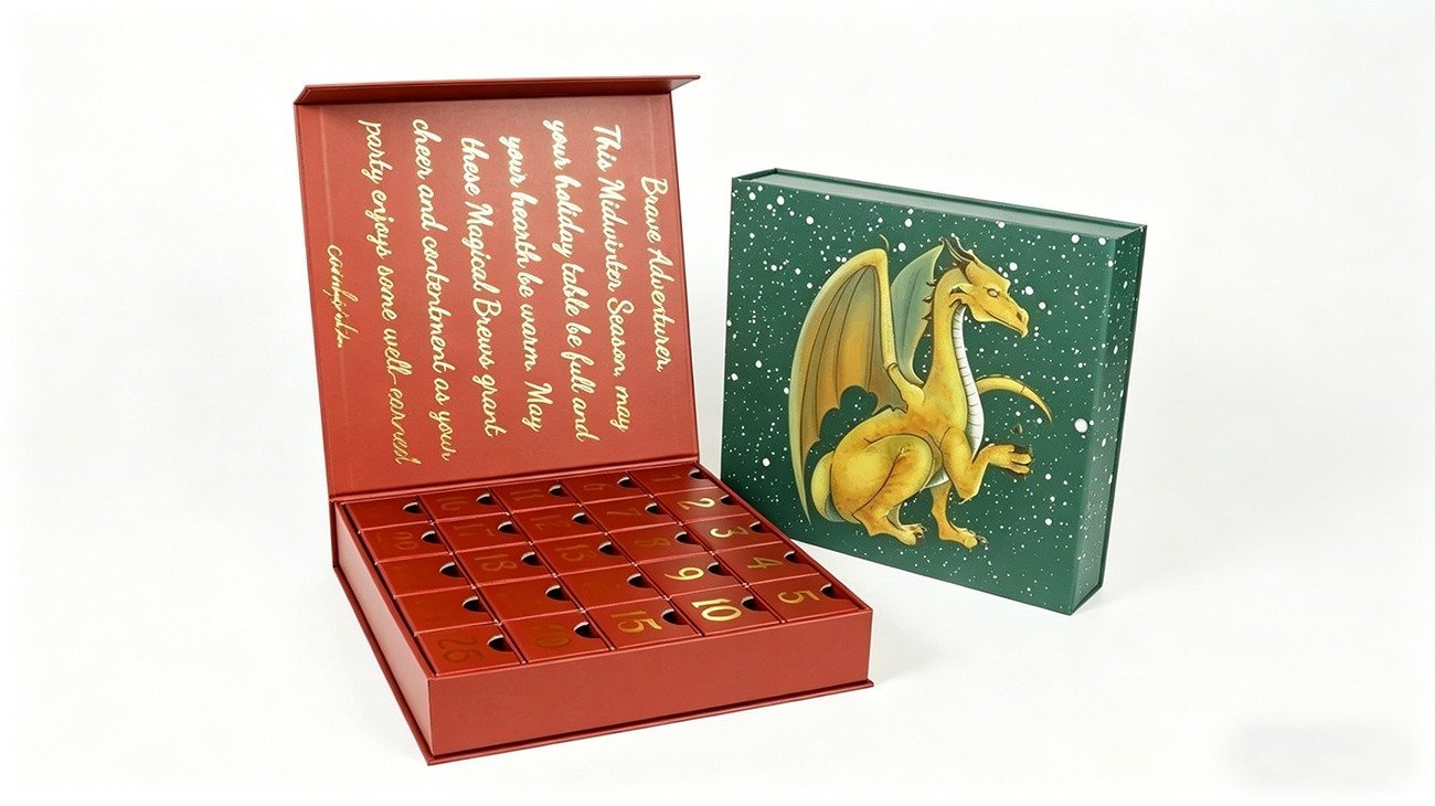 Custom 25 Drawer Christmas Advent Calendar Gift Box: Accelerate 2026 Holiday Brand Marketing Upgrade