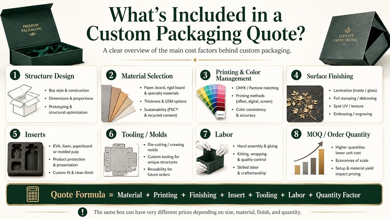 Interpretation of the bill: What exactly is included in the customized packaging quotation?