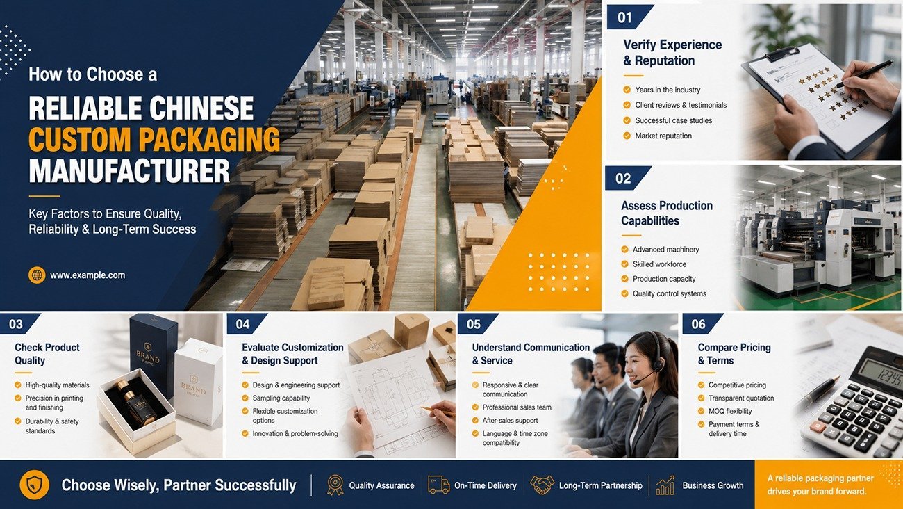 How to Choose a Reliable Chinese Custom Packaging Manufacturer