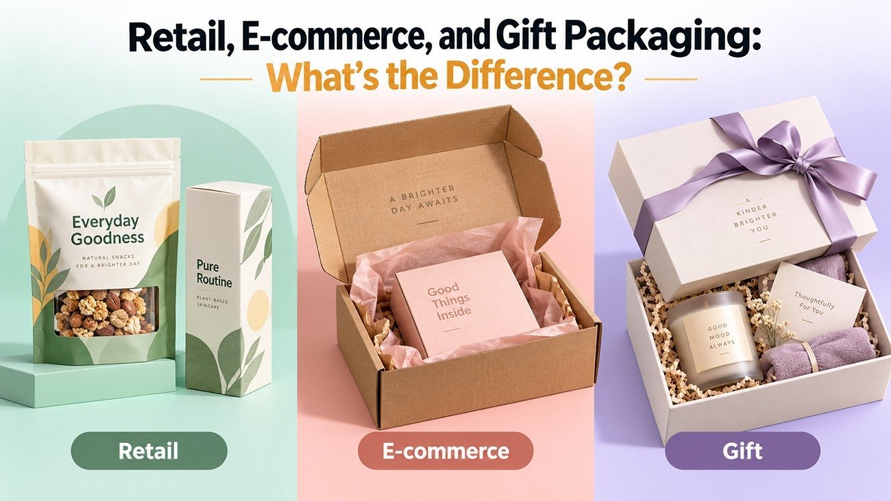 Retail, E-commerce, and Gift Packaging: What’s the Difference?